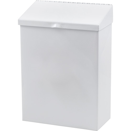 R&eacute;cipient en m&eacute;tal pour les produits menstruels Health Gards Southpoint Industrial Supply