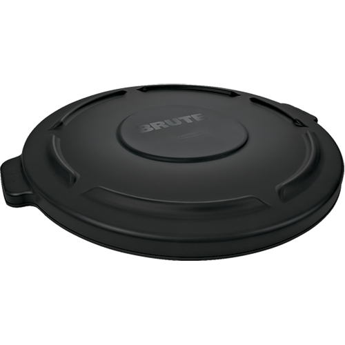 Brute&reg; 44-Gallon Lids, Flat Lid, Plastic/Polyethylene, Fits Container Size: 24" Dia. Southpoint Industrial Supply
