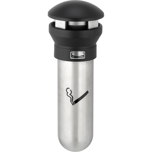 Solutions pour la gestion des m&eacute;gots de cigarettes Infinity, Montage mural, M&eacute;tal, Capacit&eacute; 0,60 gal./0,60 gal. US, Hauteur 18" Southpoint Industrial Supply