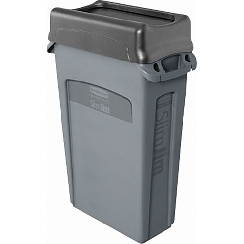 Contenants Slim Jim a/canaux de ventilation, Plastique, 23 gal. US Southpoint Industrial Supply