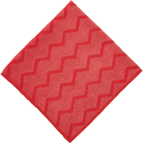 Chiffon de nettoyage Hygen , Microfibre, Rouge Southpoint Industrial Supply