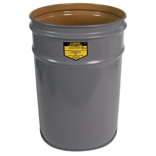 Cease-Fire&reg; Grey Smoking Receptacle Drum Southpoint Industrial Supply