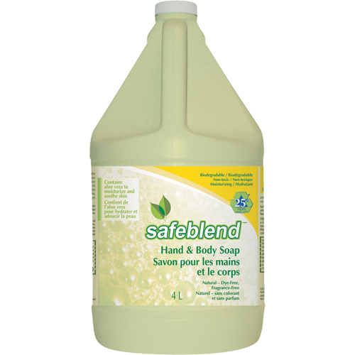 Savon pour les mains et le corps, Liquide, 4 L, Sans parfum Southpoint Industrial Supply