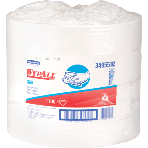 Chiffons X60, Utilitaire, 12-3/8" lo x 12-1/4" la Southpoint Industrial Supply