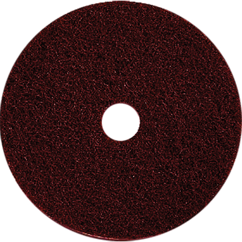 Floor Maintenance Pads, 17", Stripping, Brown Southpoint Industrial Supply