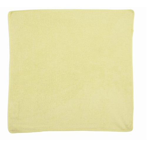 Chiffon de nettoyage pour travaux l&eacute;gers, Microfibre, Jaune Southpoint Industrial Supply