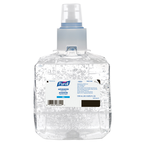 LTX-12Advanced Hand Sanitizer, 1200 ml, Cartridge Refill, 70% Alcohol Southpoint Industrial Supply