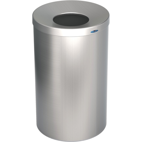 Lobby Waste Receptacle, Stainless Steel, 33 US gal. Southpoint Industrial Supply