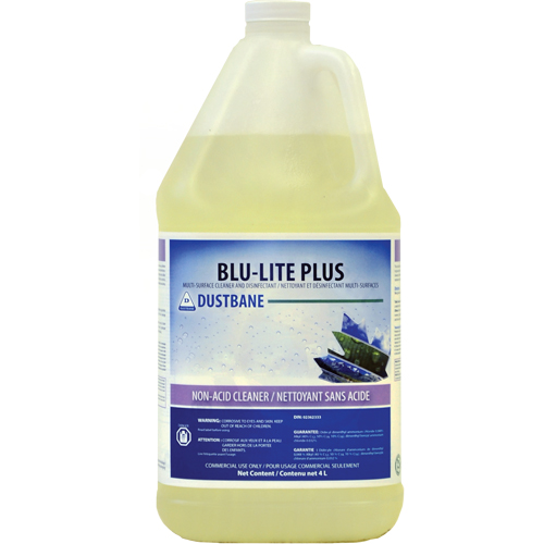 Blu-Lite Plus Multi-Surface Cleaner and Disinfectant, 4 L, Jug Southpoint Industrial Supply