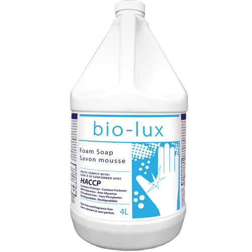 Bio-Lux Antimicrobial Soap, Foam, 4 L, Unscented Southpoint Industrial Supply