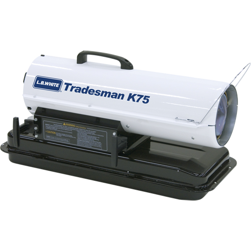 Tradesman&reg; Forced Air Heater, Fan, Kerosene, 75,000 BTU/H Southpoint Industrial Supply