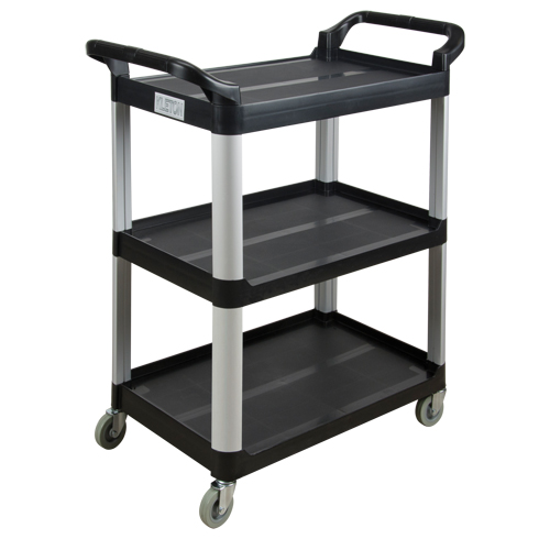 Utility Cart, 3 Tiers, 16-3/4" x 37" x 33-1/2", 250 lbs. Capacity Southpoint Industrial Supply