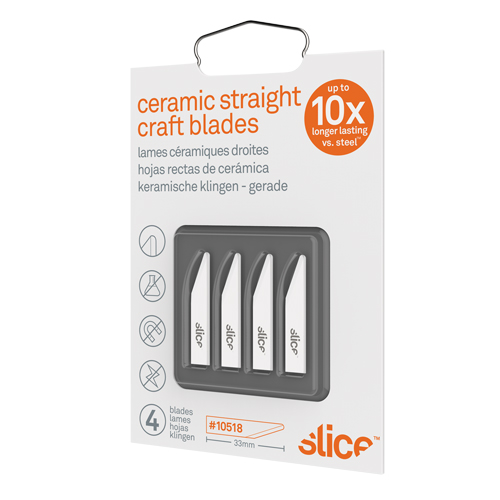 Slice Lames droites de couteau &agrave; bout arrondi en c&eacute;ramique, Style Simple Southpoint Industrial Supply