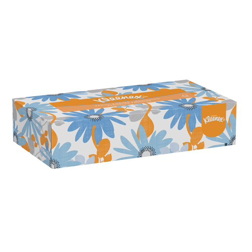 Papier-mouchoir Kleenex, 2 pli, 8" lo x 8-1/2" la, 125 feuilles/boîte Southpoint Industrial Supply