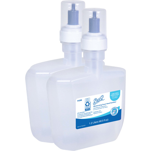 Scott&reg; Pro Moisturizing Foam Hand Sanitizer, 1200 ml, Cartridge Refill, 62% Alcohol Southpoint Industrial Supply