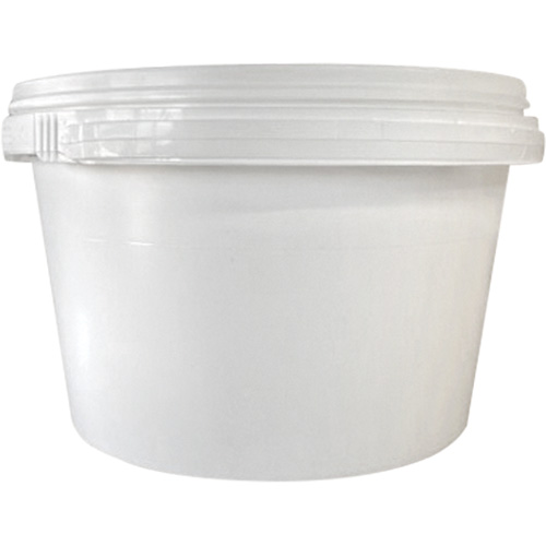 Pail with Lid, Plastic, 1.03 gal. Southpoint Industrial Supply