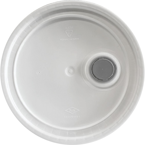 Pail with Lid, Plastic, 5.25 gal. Southpoint Industrial Supply
