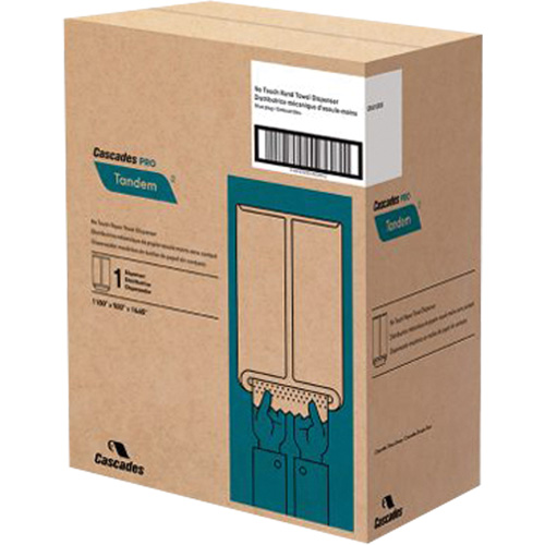 Distributeur d'essuie-mains Pro Tandem, Sans contact, 11,5" la x 9" p x 16,6" h Southpoint Industrial Supply