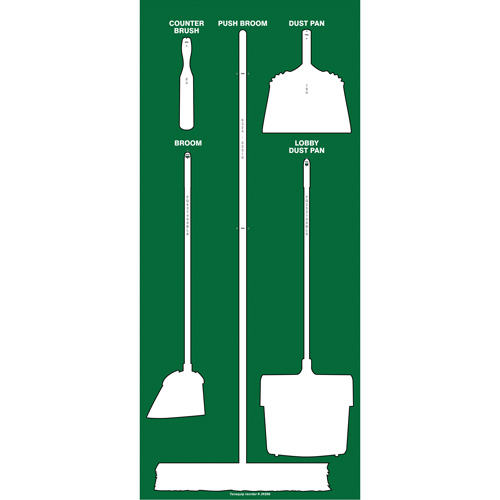 Tableau silhouett&eacute; sec Ultra Aluma-Lite (Anglais seulement) Southpoint Industrial Supply