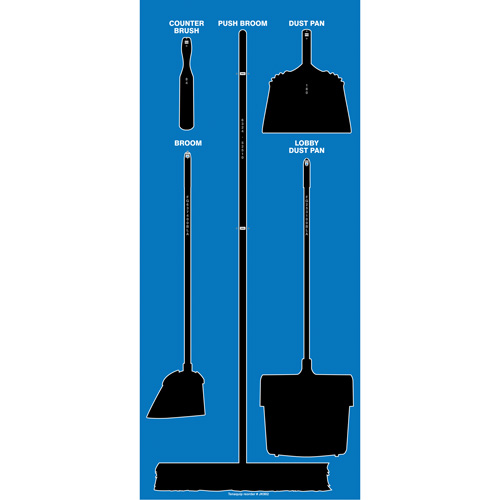 Tableau silhouett&eacute; sec Ultra Aluma-Lite (Anglais seulement) Southpoint Industrial Supply