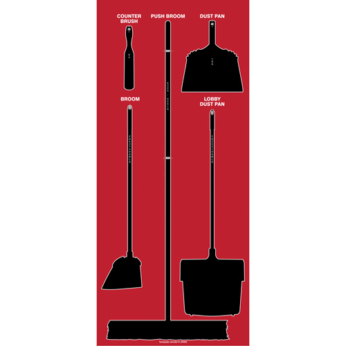 Ultra Aluma-Lite Dry Shadow Board (English Only) Southpoint Industrial Supply