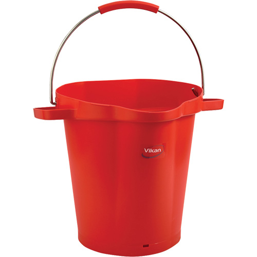 Seau hygi&eacute;nique pour service alimentaire, Rouge, 5 gal. US Southpoint Industrial Supply