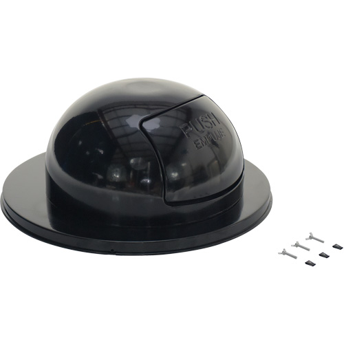 Drum Waste Disposal Top, Dome Lid, Metal, Fits Container Size: 23-1/2" Dia. Southpoint Industrial Supply