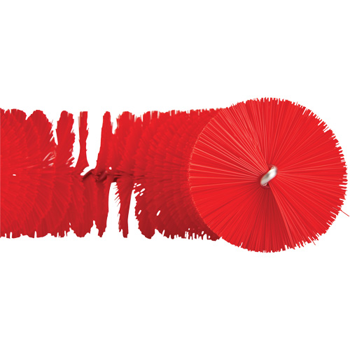 Brosse recourb&eacute;e, Soies Moyen/Ferme, Longueur de 15-1/2", Rouge Southpoint Industrial Supply