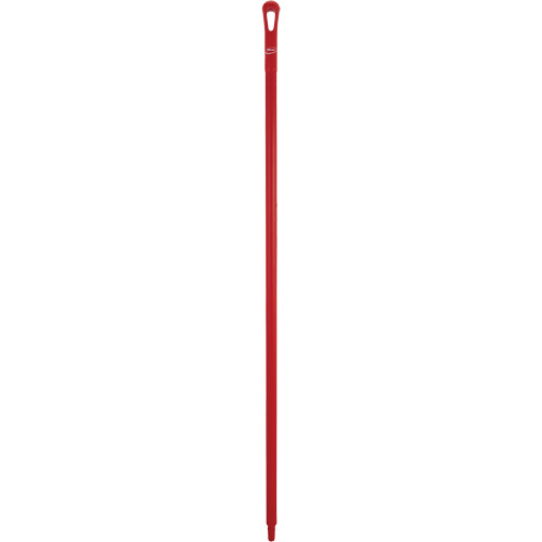 Ultra Hygiene Handle, Broom/Scraper/Squeegee, Red, Ergonomic, 59" L Southpoint Industrial Supply