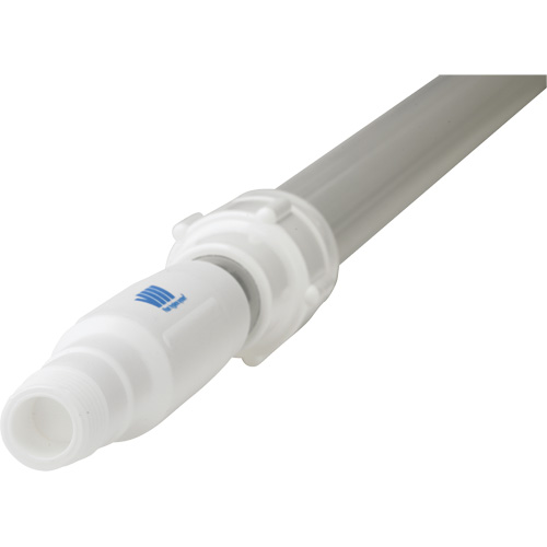 Handle, Broom/Scraper/Squeegee, White, Telescopic, 62" - 113" L Southpoint Industrial Supply