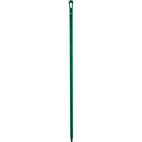 Ultra Hygiene Handle, Broom/Scraper/Squeegee, Green, Ergonomic, 59" L Southpoint Industrial Supply
