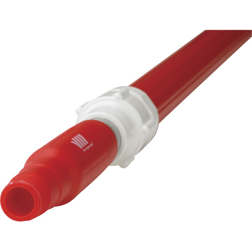 Manche de brosse pour plateforme, Brosse/Support &agrave; tampon, Rouge, T&eacute;lescopique, 62"-113" lo Southpoint Industrial Supply