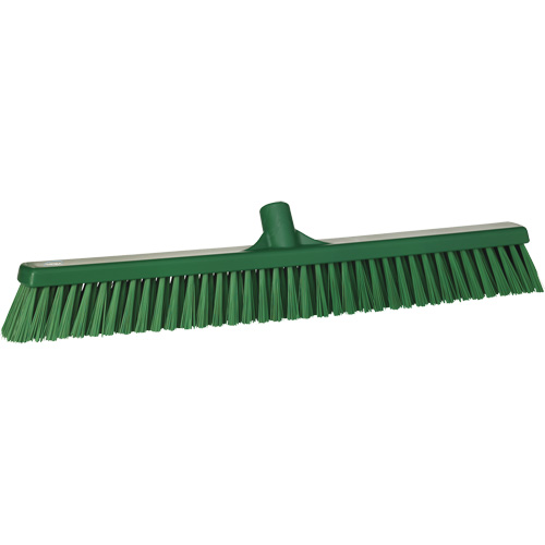 Balai-brosse &agrave; soies combin&eacute;es, Crins Cors&eacute;/Fin, 24", Polyester, Vert Southpoint Industrial Supply