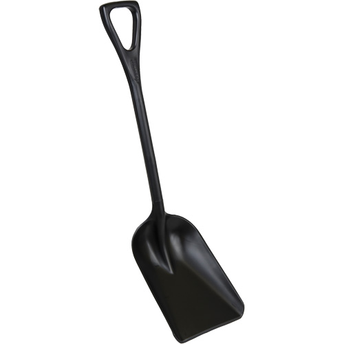 Pelle hygi&eacute;nique monopi&egrave;ce, Lame 10" x 6", Longueur de 37-1/2", Plastique, Noir Southpoint Industrial Supply