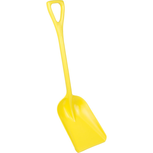 Pelle hygi&eacute;nique monopi&egrave;ce, Lame 10" x 6", Longueur de 37-1/2", Plastique, Jaune Southpoint Industrial Supply