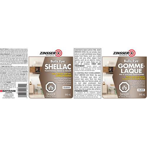Zinsser&reg; Bulls Eye&reg; Shellac Sealer Southpoint Industrial Supply