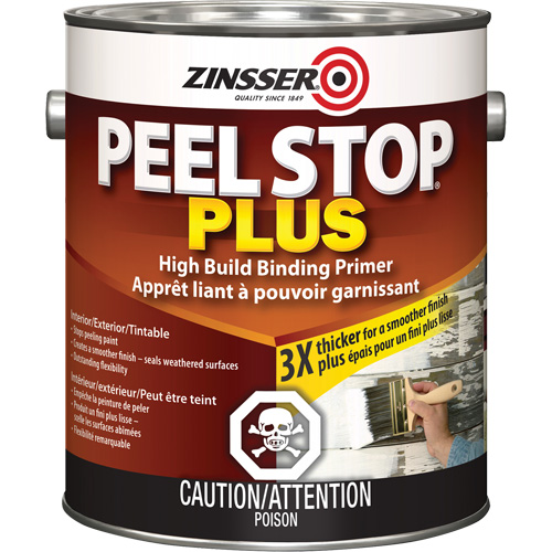 Peel Stop&reg; Plus High Build Binding Primer, 3.78 L, Gallon, White Southpoint Industrial Supply