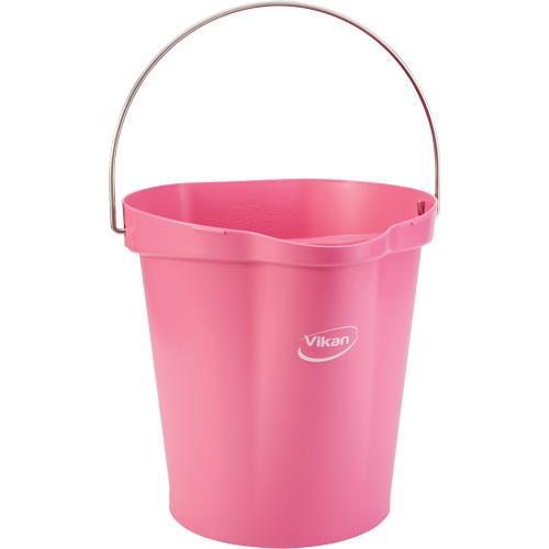 Food Hygiene Bucket, Pink, 3 US gal. Southpoint Industrial Supply