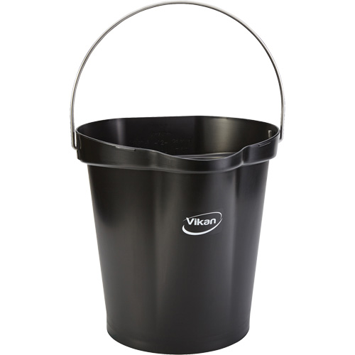 Food Hygiene Bucket, Black, 3 US gal. Southpoint Industrial Supply