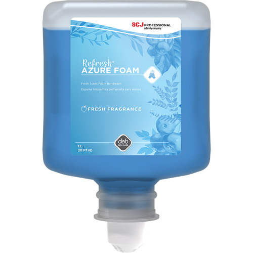 Savon &agrave; mains Refresh Azure, Mousse, 1 L, Parfum&eacute; Southpoint Industrial Supply