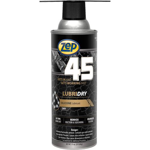 45 Lubridry Silicone-Based Dry Lubricant, Aerosol Can Southpoint Industrial Supply