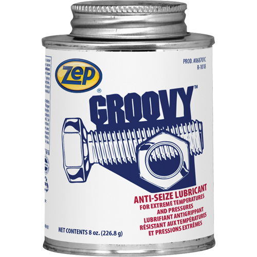 Lubrifiant antigrippage Groovy, 8 oz, Canette &agrave; dessus brosse, 2100°F (1100°C) Temp max. Southpoint Industrial Supply