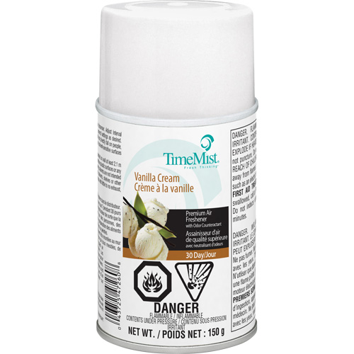 TimeMist&reg; Industrial Strength Air Freshener, Vanilla Cream, Aerosol Can/Cartridge Southpoint Industrial Supply