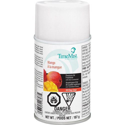 Purificateur dair industriel TimeMist, Mangue, Canette a&eacute;rosol/Cartouche Southpoint Industrial Supply