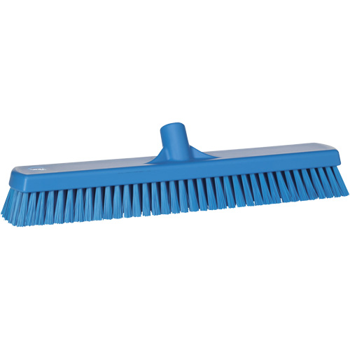 Brosse &agrave; r&eacute;curer pour planchers et murs, Crins Ferme, 19", Polyester, Bleu Southpoint Industrial Supply