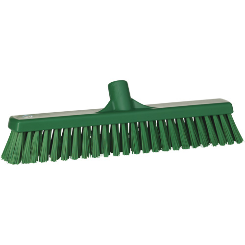 T&ecirc;te de balai-brosse &agrave; soies combin&eacute;es, Crins Cors&eacute;/Fin, 16-1/2", Polyester, Vert Southpoint Industrial Supply