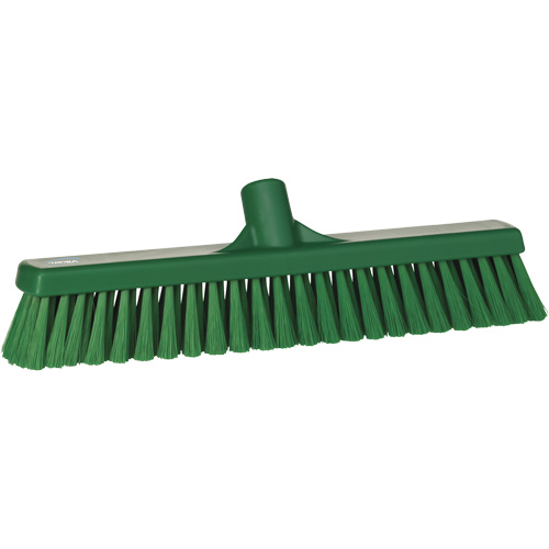 T&ecirc;te de balai-brosse pour petites particules, Crins Fin, 16-1/2", Polyester, Vert Southpoint Industrial Supply