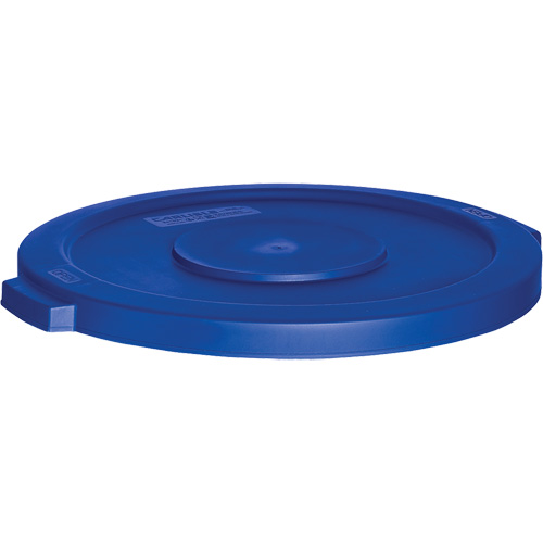 Couvercle pour contenant &agrave; d&eacute;chets, Couvercle plat, Plastique, Convient aux contenants 22" dia. Southpoint Industrial Supply