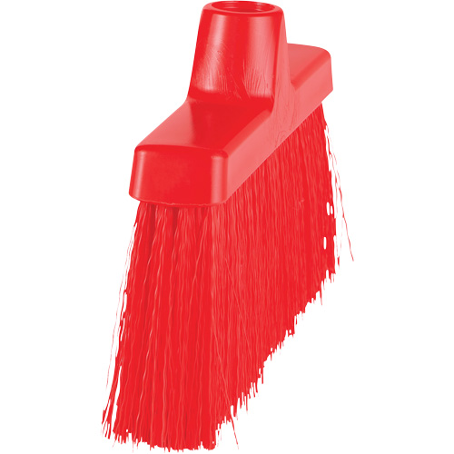 Balai oblique ColorCore, Crins Moyen, 10", Polypropyl&egrave;ne, Rouge Southpoint Industrial Supply