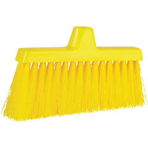 Balai oblique ColorCore, Crins Moyen, 10", Polypropyl&egrave;ne, Jaune Southpoint Industrial Supply